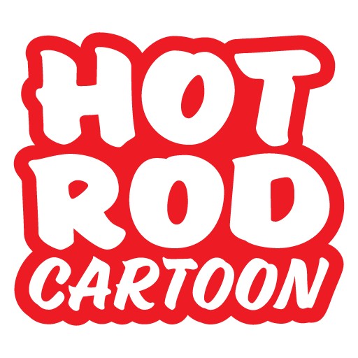 Hot Rod Cartoon - Apparel logo