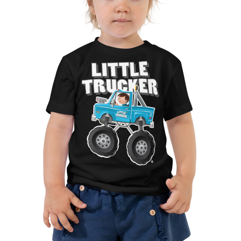 Little Trucker Monster Truck Toddler T-Shirt