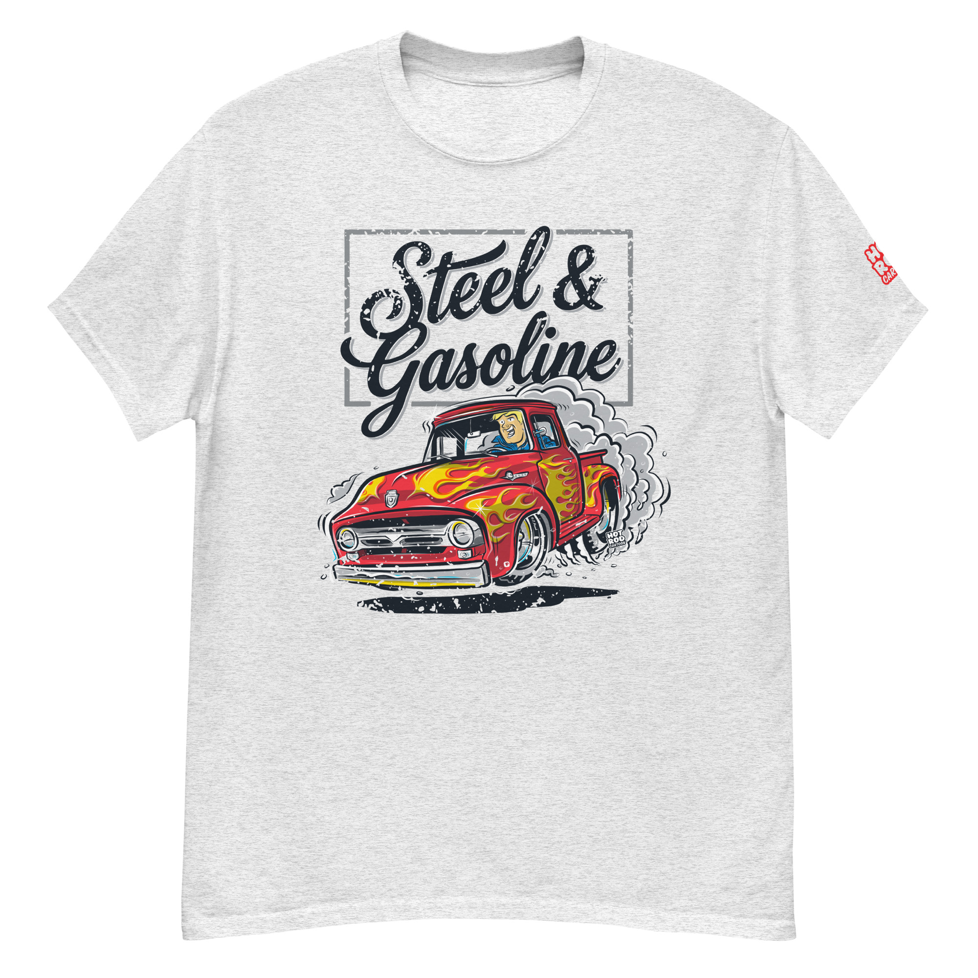 Ford F100 Steel & Gasoline T-Shirt - Image 2